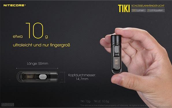 Actual product image Nitecore TIKI - 300 lumen (5.60 cm, 300 lm)