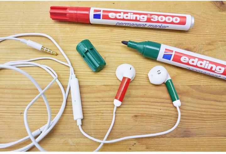 Produktbild Magni Permanentmarker 3000 4er 1,5-3 mm schwarz Blister (4x)