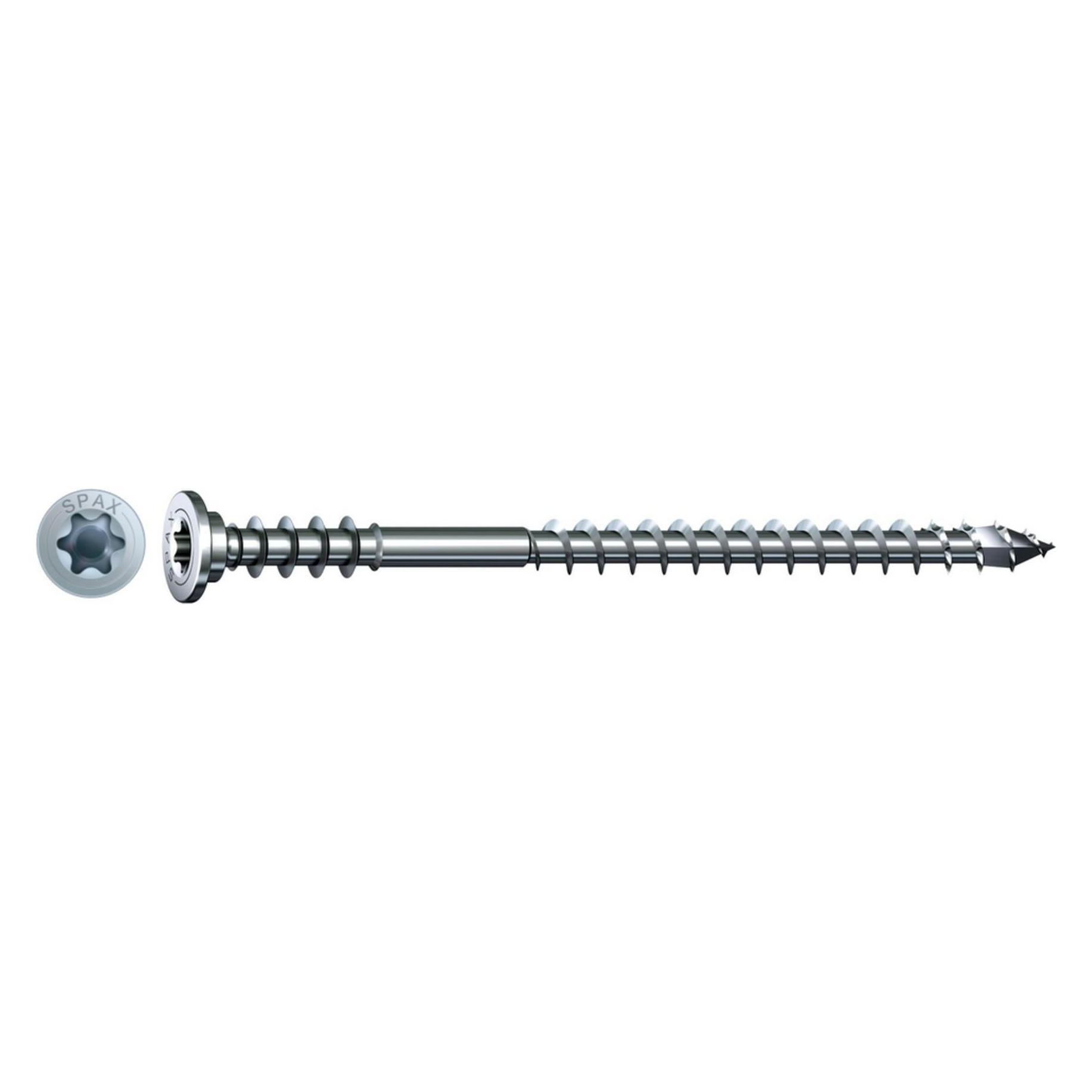 Spax, Schroeven, Stelschroef Platte Kop T-Star Plus T30 Borggroeven 4cut Wirox (100 Schroeven Per Stuk)