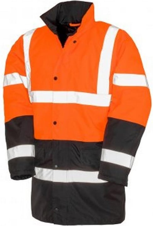 Schwarz, Neonorange