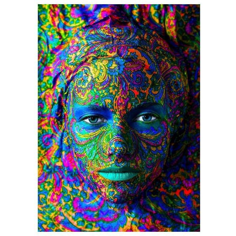 Thumbnail - Enjoy Puzzle ENJOY-1224 - Woman with Color Art Makeup, Puzzle, 1000 Teile (1000 Teile)
