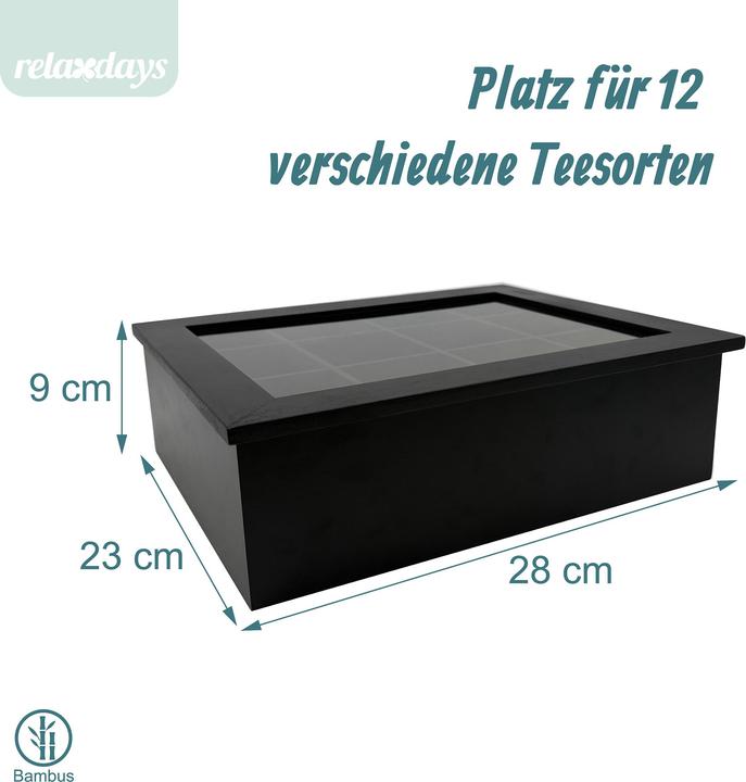 Produktbild Relaxdays Teebox