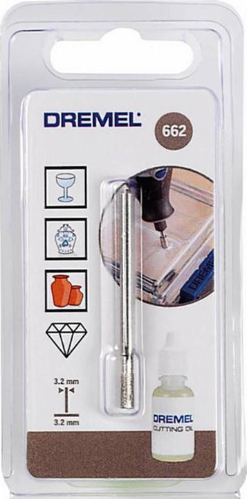 Image du produit Dremel Forets à verre diamantés (3,2 mm)