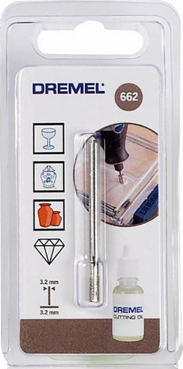Immagine prodotto Dremel Punte diamantate per vetro (3,2 mm)