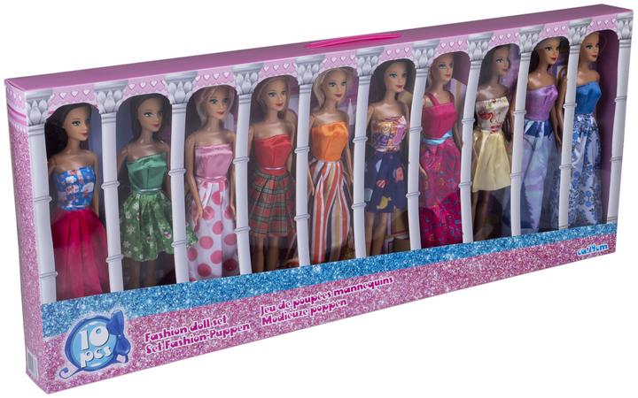 Actual product image Eddy Toys Fashion doll set 29cm 10pcs