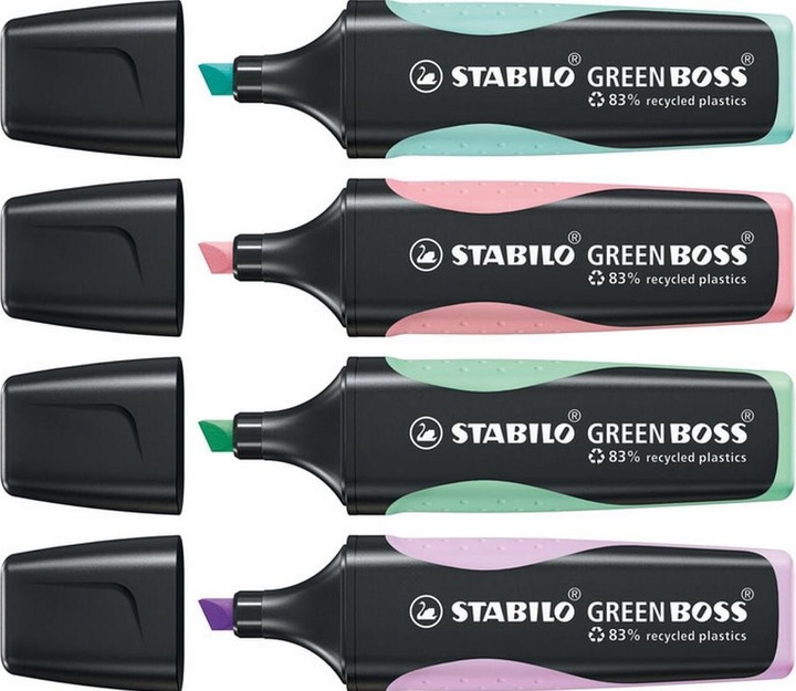 Produktbild STABILO Green Boss (Orange, Gelb, Rosa, 5 mm, 10 x)