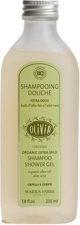 Marius Fabre BIO-Dusch-Shampoo extra mild Olivenöl & Aloe Vera - 230ml - Olivia (230 ml)