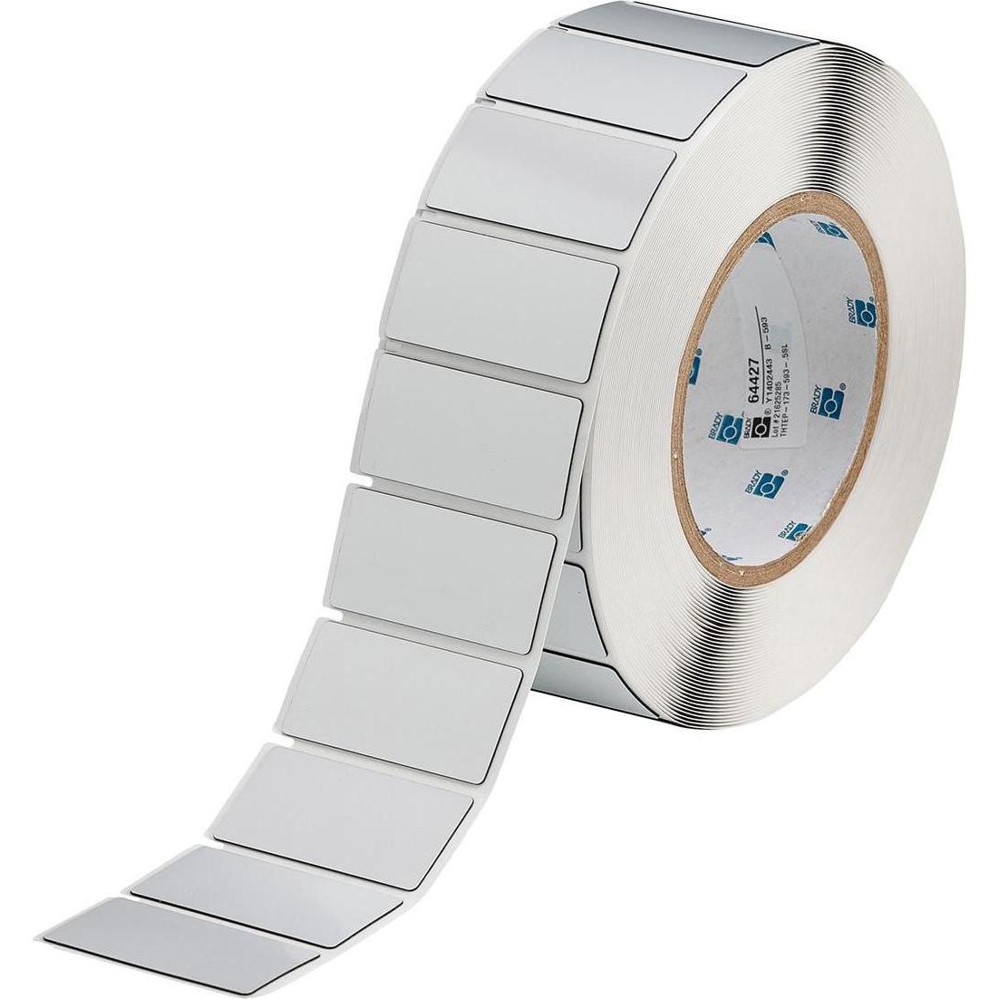 Brady, Etiketten, THTEP-15-7593-SV, EPREP, Polyester, Silber, 60.00 x 30.00 mm, permanent (750 E.)