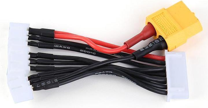 Actual product image OMP Hobby Charging cable XT60 to JST-XH 2S 3in1