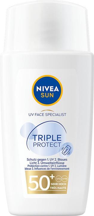 Actual product image NIVEA Sun Sun UV Face Triple Protect (Sun cream face, SPF 50, 40 ml, 62 g)