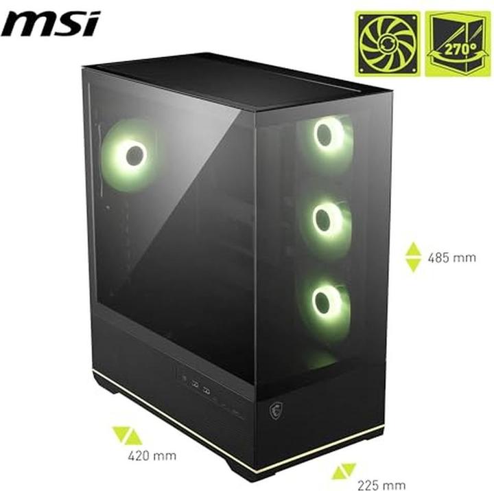 Produktbild MSI GEH Midi MAG PANO 110R PZ (mATX, ATX, Mini-ITX)