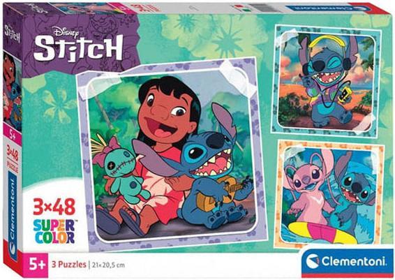 Image du produit Clementoni Stitch Puzzel 3x48pcs. (48 pièces)