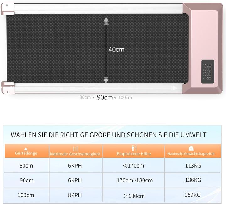 Image du produit Superun Raceable Walking Pad mit App & Fernbedienung