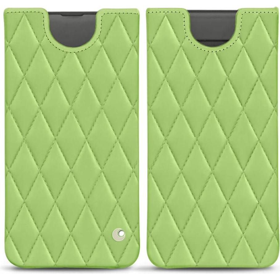 Noreve Lederschutzhülle (Samsung Galaxy S10+), Smartphone Hülle, Grün