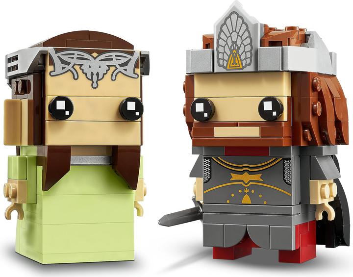 Actual product image LEGO BrickHeadz - Aragorn and Arwen (40632, LEGO Brickheadz)