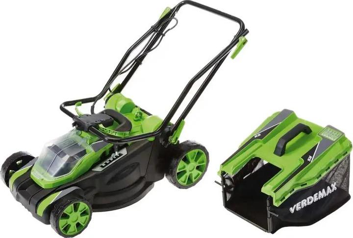 Actual product image Verdemax RS20 AkkuRasenmäher2x20V2,5Ah, Schnittbreite 38 cm (Rechargeable battery operated)