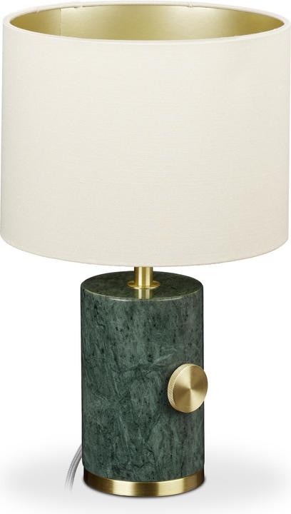 Actual product image Relaxdays Table lamp marble