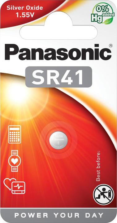 Actual product image Panasonic Silver Oxide SR41 (1 pcs., LR41, 45 mAh)
