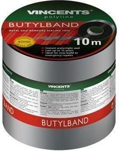 Vincents Sealing tape 15 cm. x 10 m., grey (150 mm)