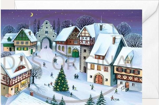 Image du produit Olewinski & Tochter 2987 - carte de pliage de Noël Christmas Eve (1 pcs)