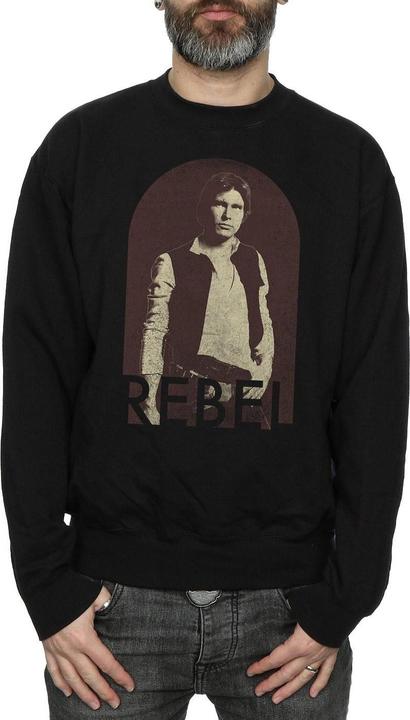 Actual product image Star Wars Mens Han Solo Rebel Sweatshirt (XXL)