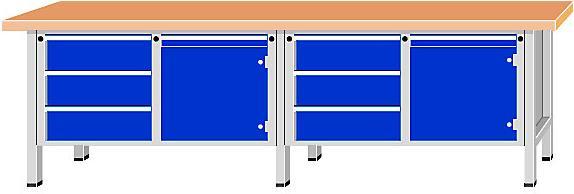 Anke Workbench, extra wide (280 cm, 70 cm)
