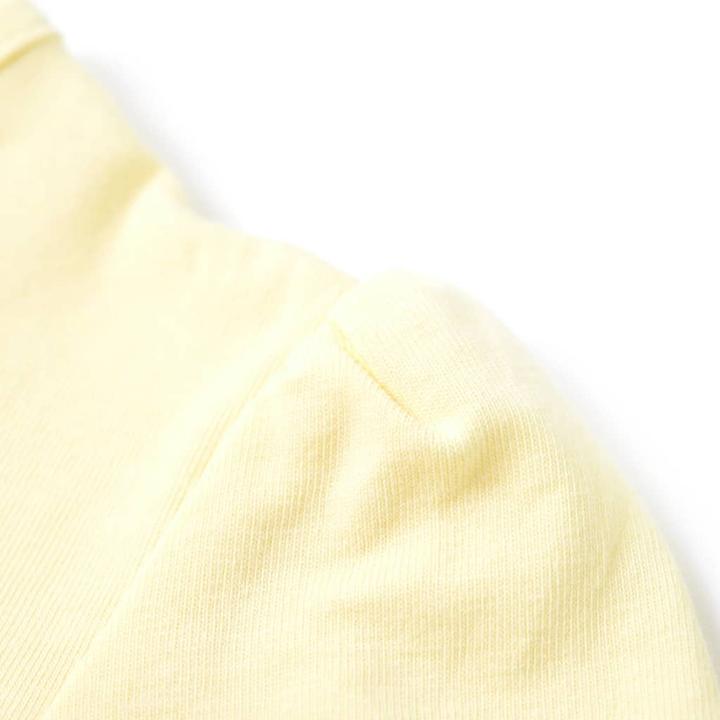 Immagine prodotto VidaXL Maglietta da bambino giallo pallido 104,Materiale: 95 % cotone. 5 (104)