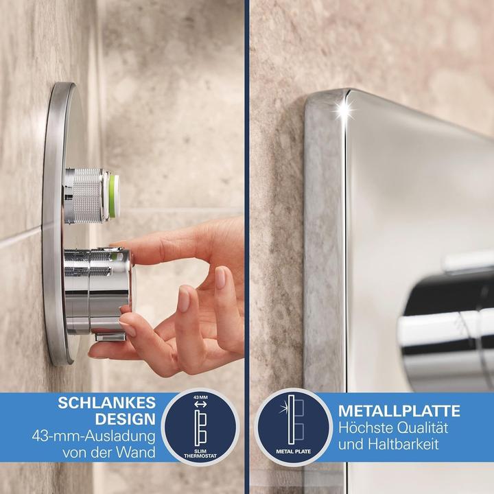Actual product image Grohe Precision SmartControl Unterputz Duschsystem mit Vitalio SmartActive 310 Cube (2 Strahlarten) und Vi