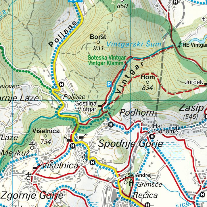 Produktbild Nationalpark Triglav - Kranjska Gora - Planica - Bled 35000 (Deutsch, 2013)