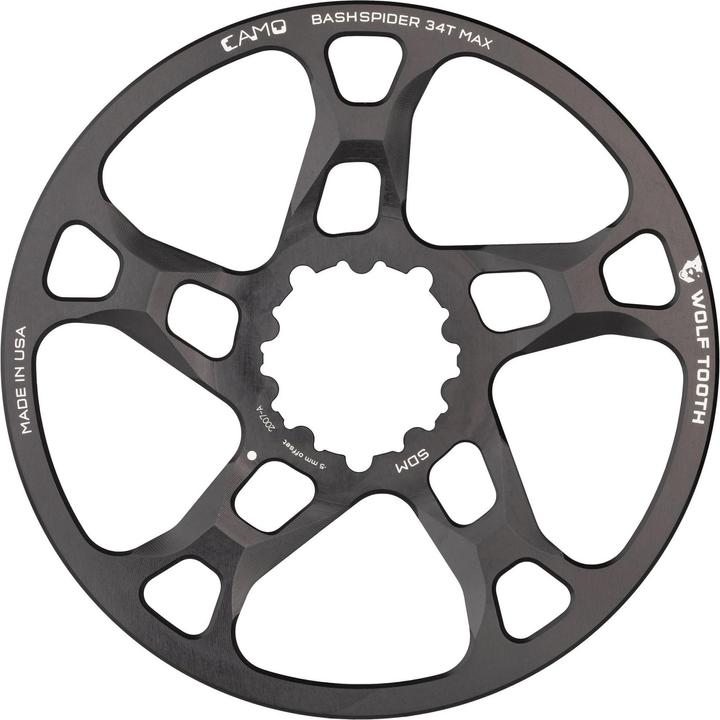 Image du produit Wolf Tooth CAMO SRAM Direct Mount BashSpider, Boost M5, noir