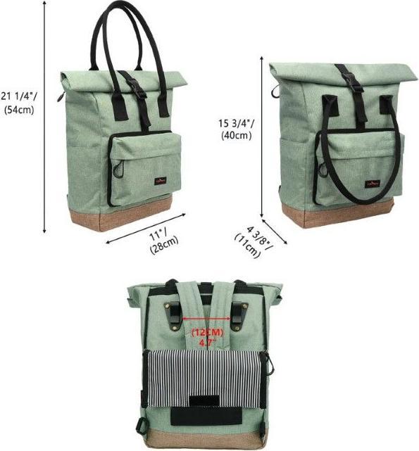 Image du produit Tourbon Sacoche de porte-bagages & sac à dos en nylon imperméable pour vélo (12 l, Sacoches)