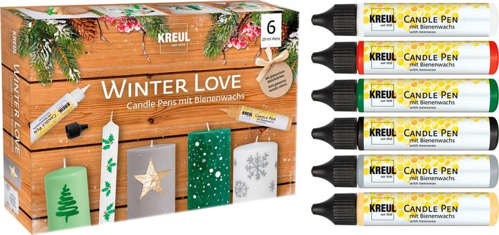 Kreul Winter Love (Weiss, Silber, Grün, Gold, Schwarz, Rot, 174 ml)