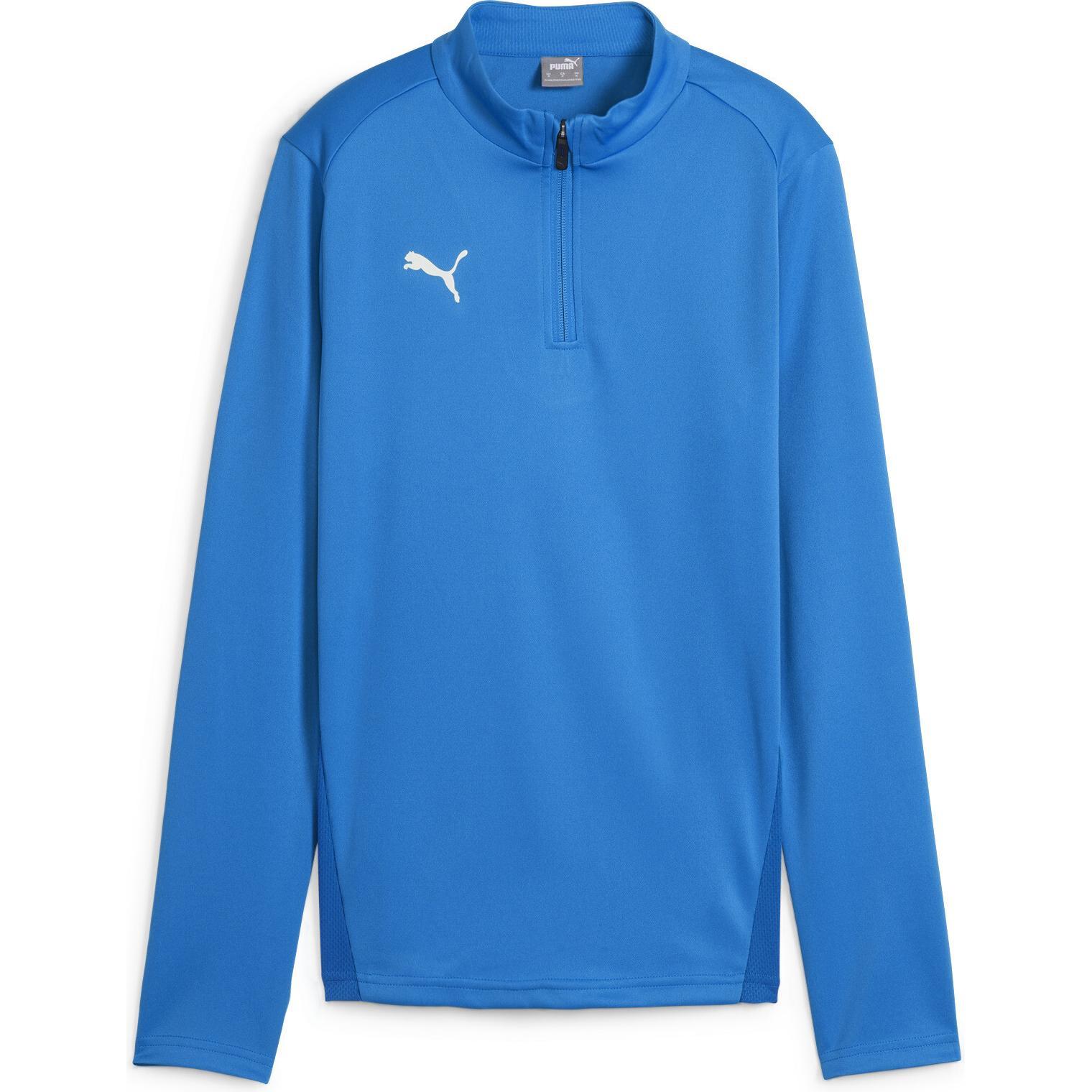 Thumbnail - Puma, Damen, Sportshirt, teamGOAL Training 1/4 Zip Top Wmn (L), Blau, L