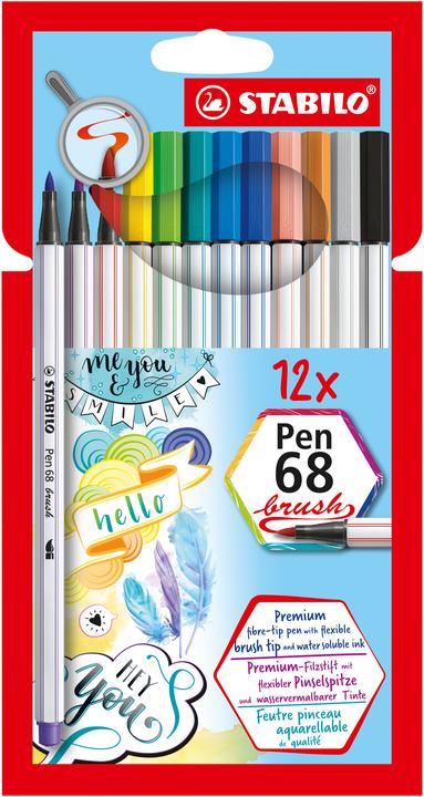Immagine prodotto STABILO Penna a pennello 68 (12 x)