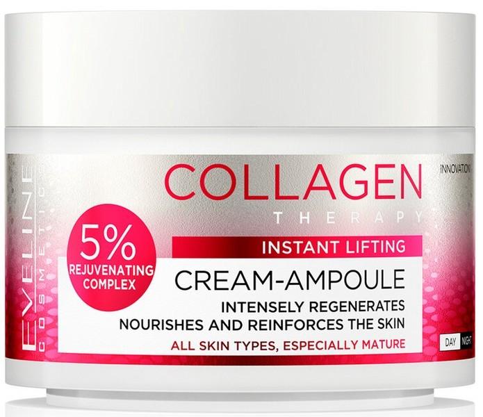 Actual product image Eveline Collagen Intensively Rejuvenating Cream-Ampoule 5% Day Night 50ml (50 ml)