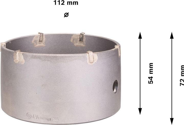 Produktbild Bosch Professional Zubehör PRO SDS plus-5 Core Cutter, 112 x 50 x 72 mm