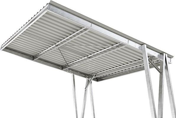 Image du produit kaiserkraft Fahrzeugüberdachung EcoCover für 2 Stellplätze mit Stahldach