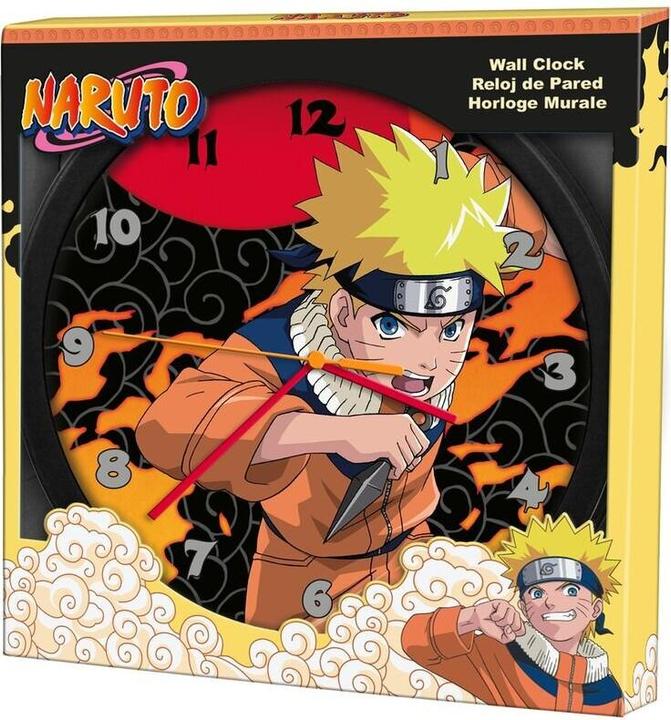 Actual product image Dungeons & Dragons Kids Licensing Wall Clock, Naruto, 24x24x2.5 (24.50 cm)