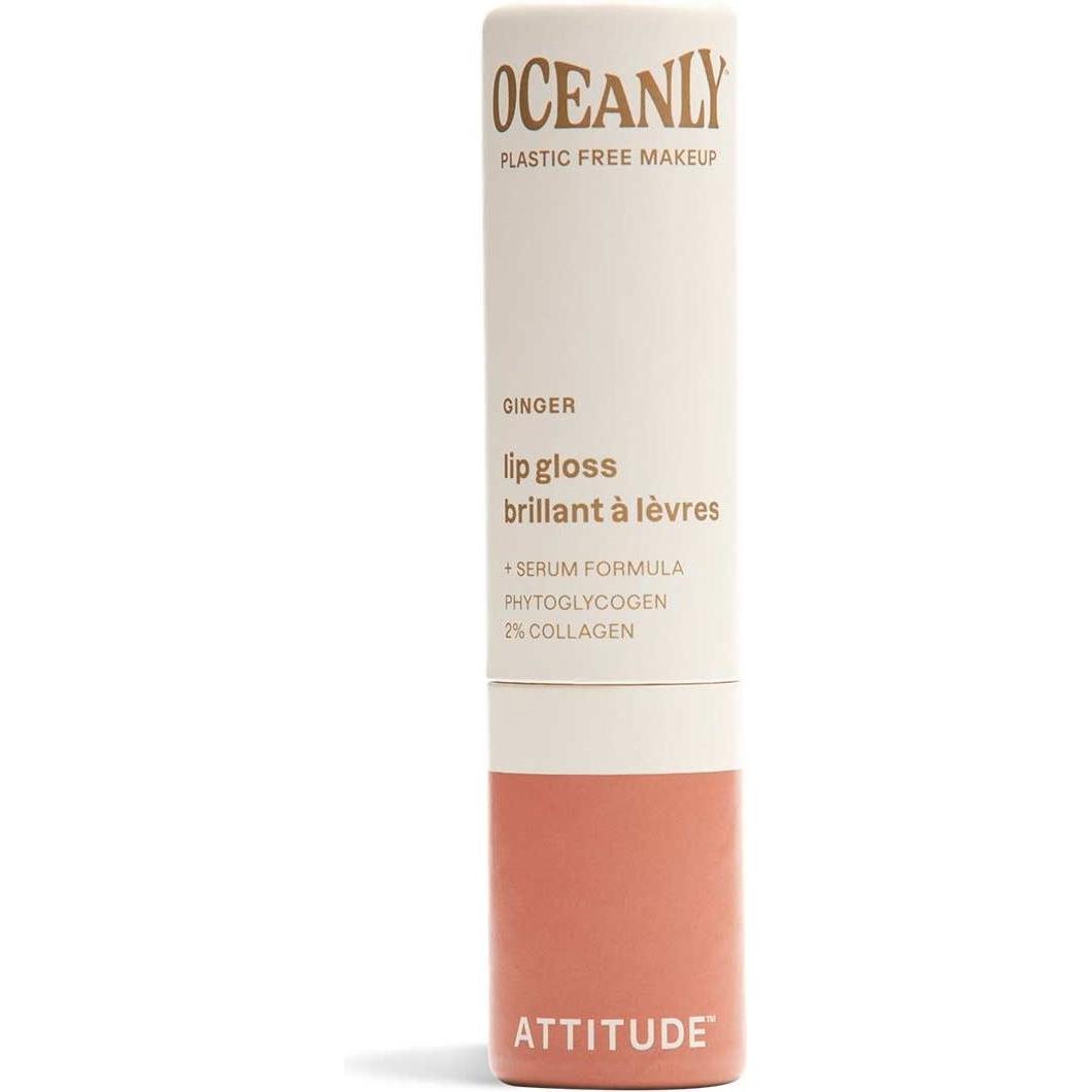 Attitude Oceanly Sheer Lip Gloss Stick EWG Verified Titanium Dioxide-Free (Ginger) (48602750)