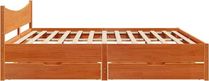 Immagine prodotto vidaXL Letto con cassetti in pino (180 x 200 cm)