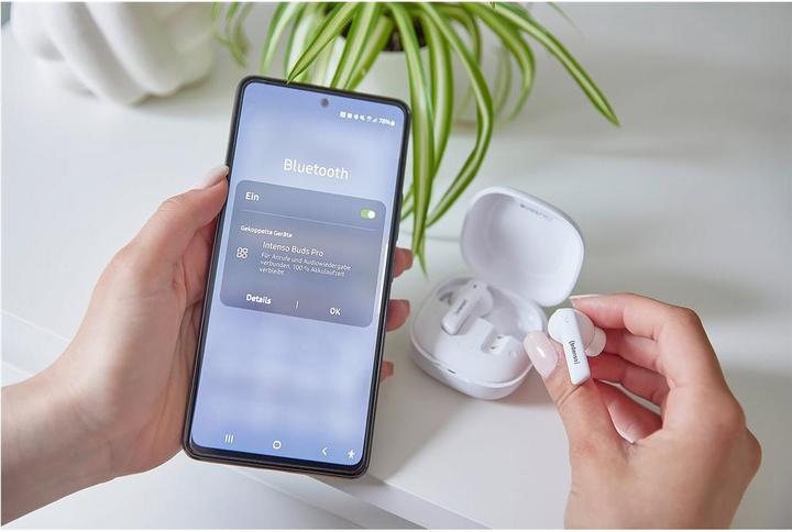 Produktbild Intenso Buds / Earphone Pro T502AE White (ANC, 9 h, Kabellos)