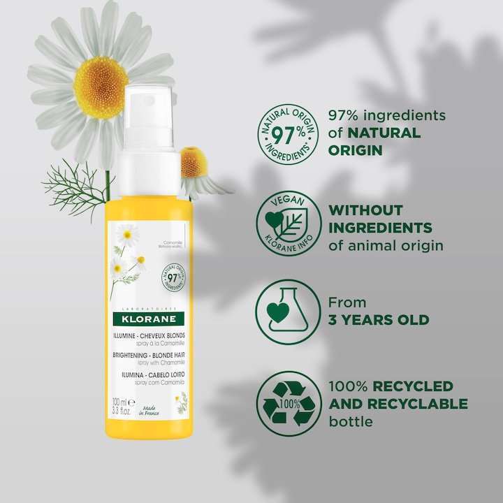 Immagine prodotto Klorane Spray biologico alla camomilla (100 ml)
