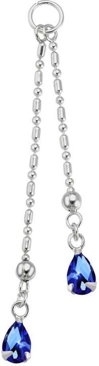 Produktbild Bijouteria Bauchpiercing-Anhänger (Kristall, Silber 925)