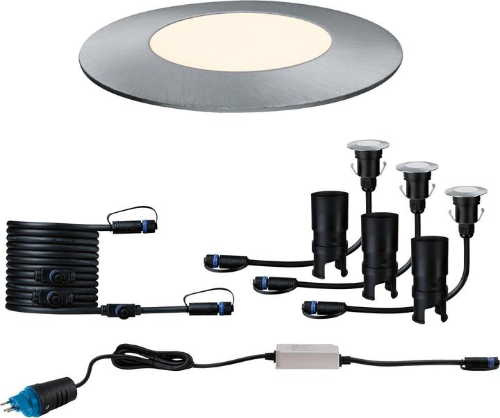 Actual product image Paulmann Lights Plug & Shine Floor Mini Set CH (95 lm, IP67)