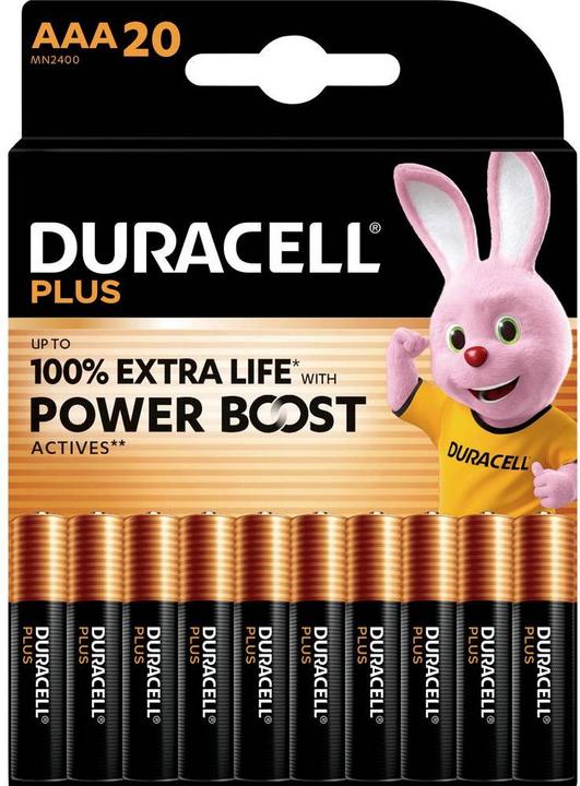 Duracell Plus Power Boost 20x LR03 (AAA) (AAA, 20 Stk.)