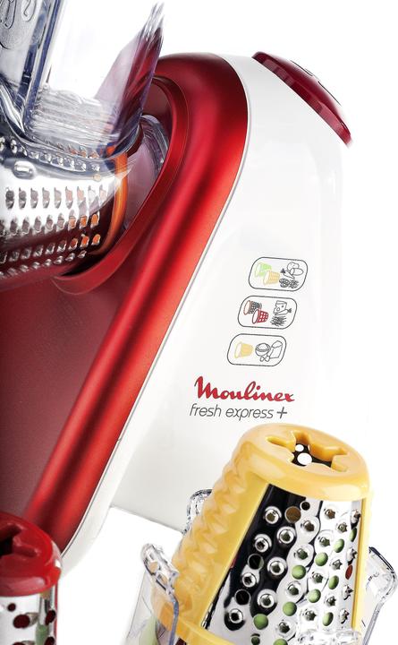 Actual product image Moulinex Fresh Express + chopper (DJ756G), red/white