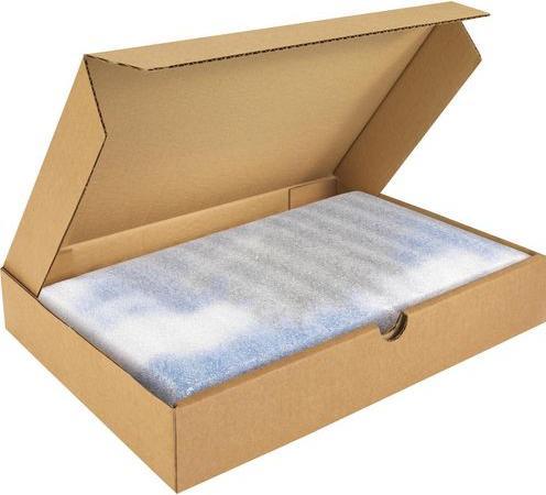 Actual product image Rajapack Raja shipping box 1-wall cardboard 220 (W) x 50 (D) x 310 (H) mm Brown (50 pcs.)