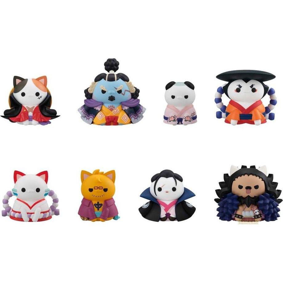 Megahouse One Piece Mega Cat Project trading figures NyanPieceNyan! Ver. Luffy in Wano Kuni 3 cm (8)
