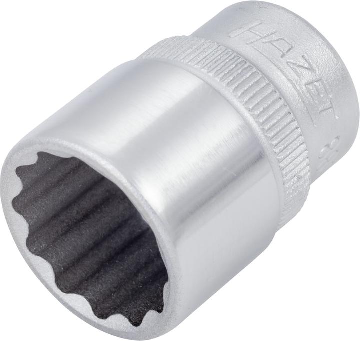 Actual product image HAZET Socket ∙ 12-point 880AZ-5/8 ∙ Square, hollow 10 mm (3/8 inch) ∙ Outside 12-point traction pro… (5/8")