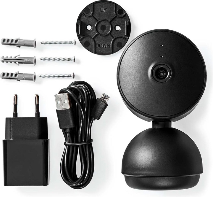 Actual product image Nedis SmartLife Indoor Camera Wi-Fi - Black (1920 x 1080 Pixels)